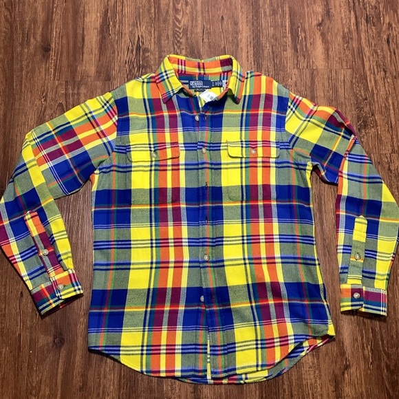 Polo Ralph Lauren Other - Polo Ralph Lauren Plaid Flannel Shirt Long Sleeve Size Small New